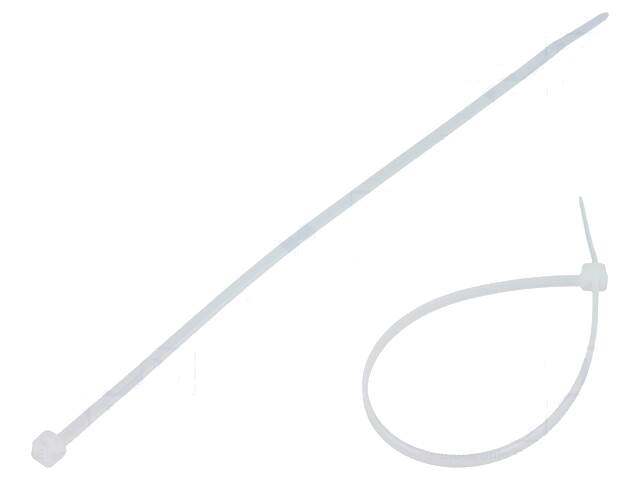 Kabelbinder; L: 150mm; W: 2,5mm; polyamide; 80N; natuurlijk Kabelbinder; L: 150mm; W: 2,5mm; polyamide; 80N; natuurlijk